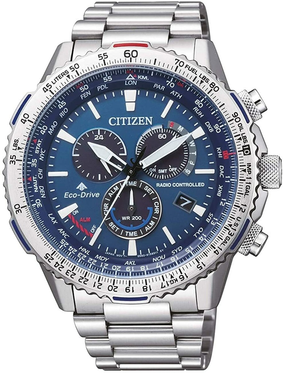 Brand-New Citizen Promaster Sky EcoDrive CB5000-50L Radio Men's