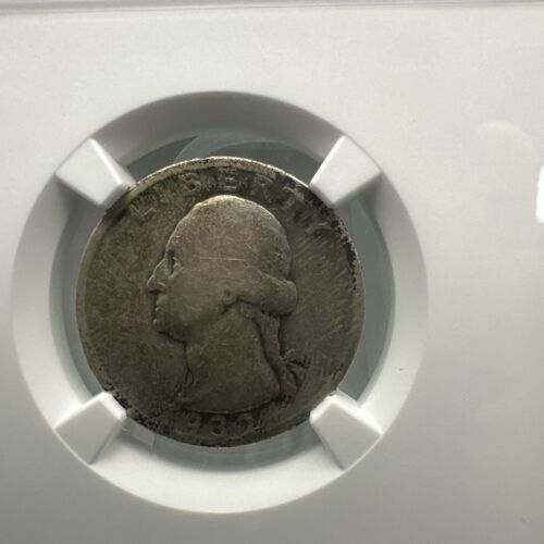 1932 D 25C Washington Quarter - NGC G6 - Key Date - Picture 2 of 4