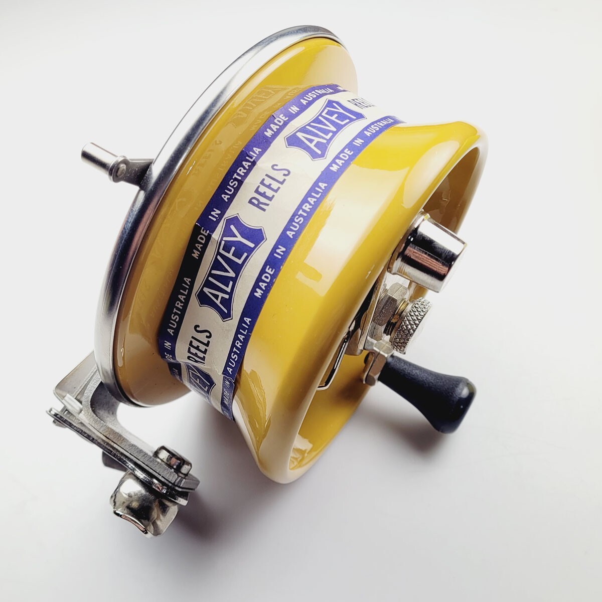 NOS Vintage Alvey Fishing Reel 550 C5 Fiberglass Spool Yellow NIB Open Runner eBay