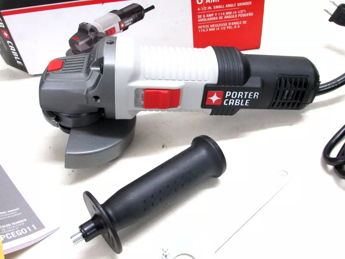 Porter cable angle grinder outlet