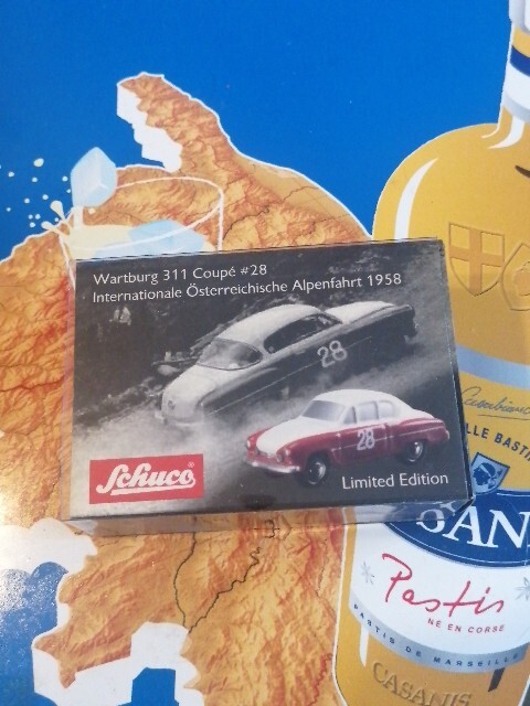 Idee Cadeau Collectionneur Voiture Schuco Piccolo 1:90 Wartburg 311 Coupe Metal Rallye #28