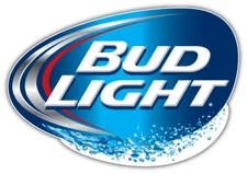 Bud Light Logo Sticker Car Bumper Decal - 3'', 5'' or 6'' 