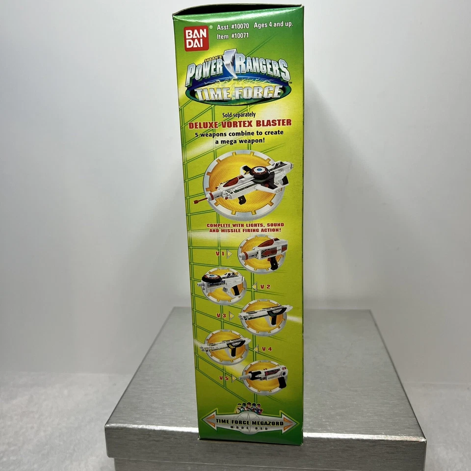 Power Rangers Time Force Megazord Mode Red Figure 8” Bandai Brand New Sealed - Image 4 of 4