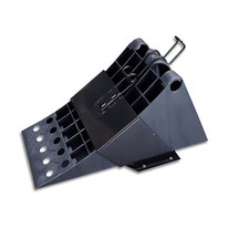 Hemmschuh schwarz + Halter LKW Unterlegkeil Polypropylen 6,5 to Anhänger 