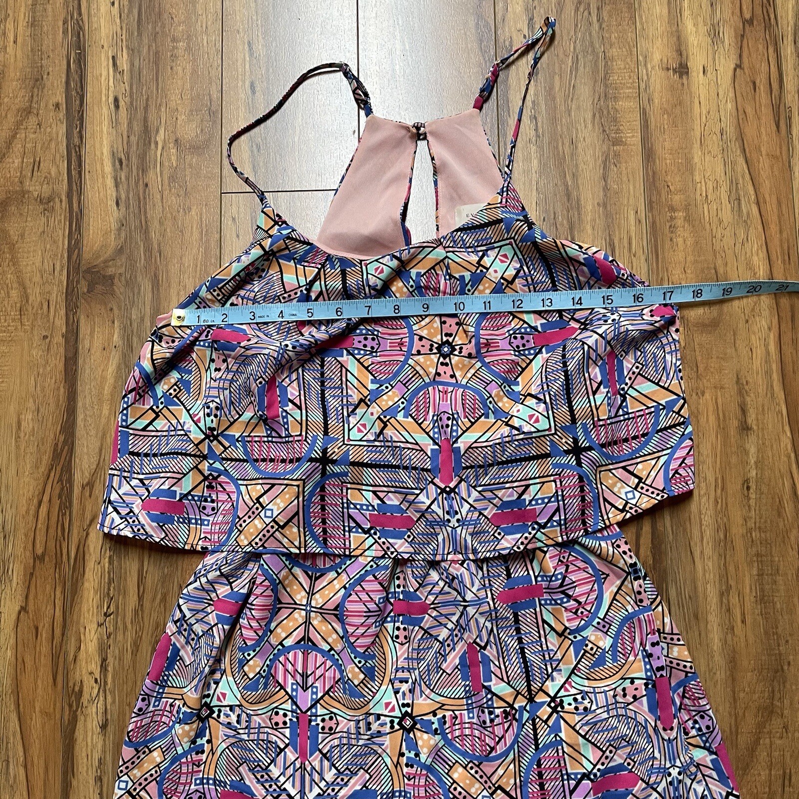 Everly Multicolor Funky Geometric Pattern Dress S… - image 12