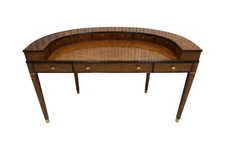 Drexel Heritage Pavilion Collection Primavera Mahogany Demilune Writing Desk