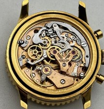 BREITLING NAVITIMER 806 - CHRONOGRAPH VENUS 178 GOLD PLATED AMAZING MINT 15