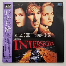 Intersection Japanese Imported Laserdisc w/OBI Richard Gere Sharon Stone Japan
