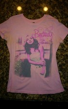 Britney Spears Brands Official shirt Lucky 2000 RARE Light PINK Size X-Large