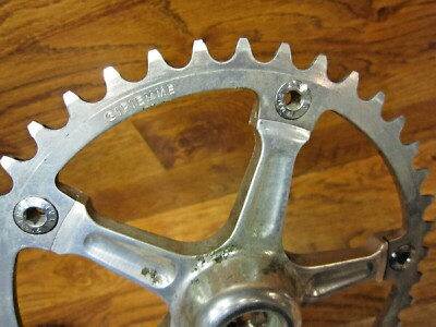 Vintage Pédalier Crankset 170 42 52 Legnano Vélo Course Road