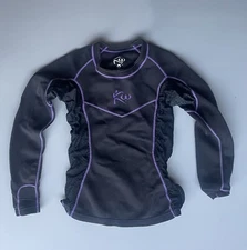 Kutting Weight Shirt S Purple Black Sauna Sweat Neoprene Long Sleeve