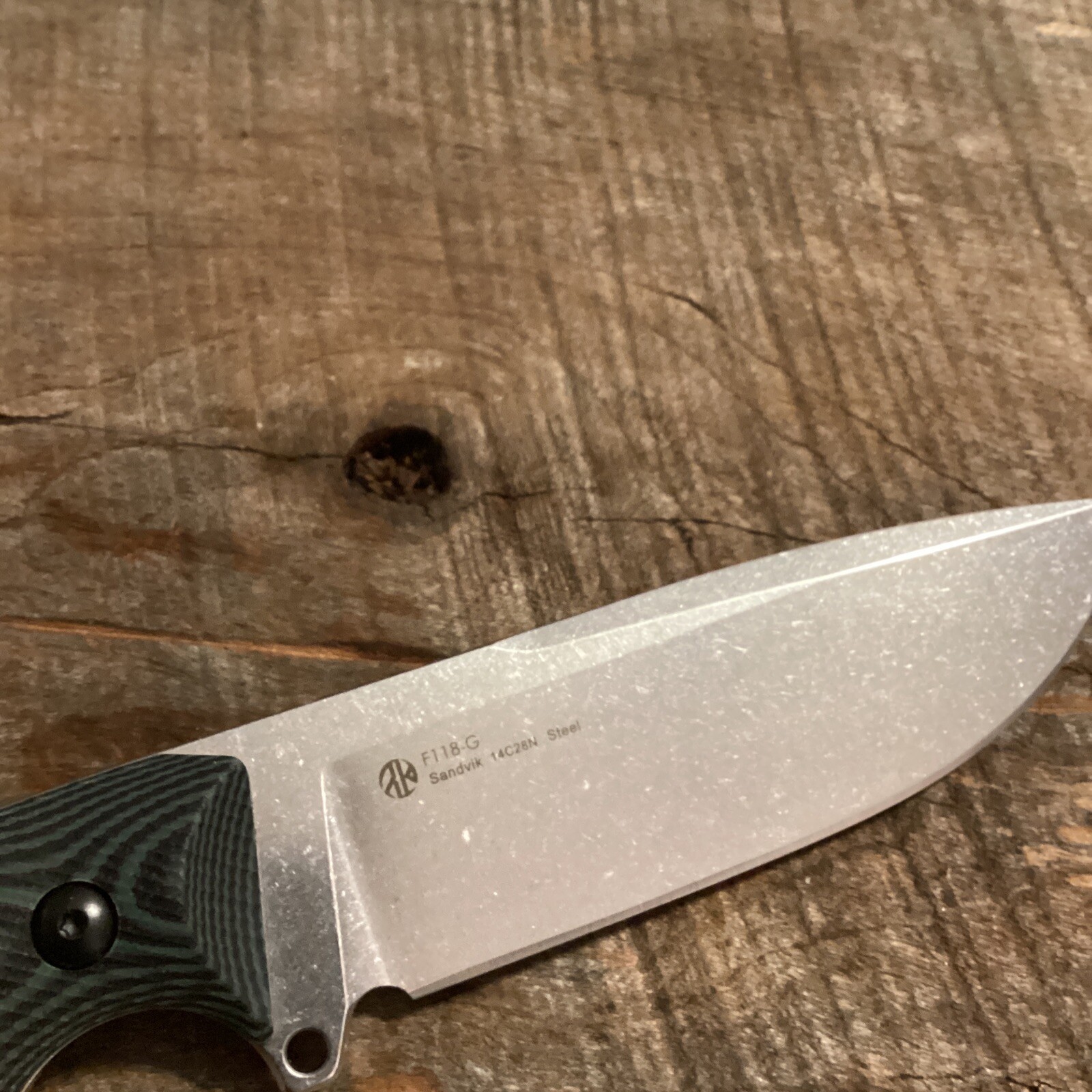 RUIKE Jager F118 Fixed Knife 4.5" 14C28N Steel Full Tang Blade G10