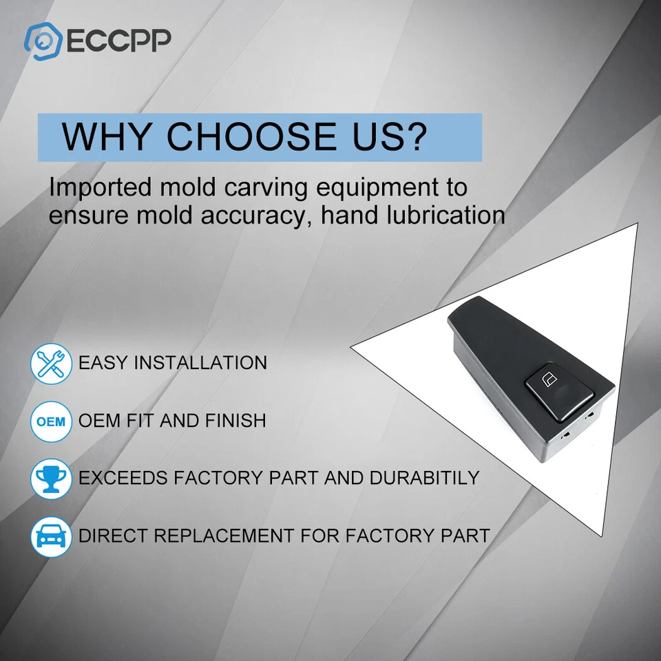 Power Window Switch for Volvo VNL 2016 2015 2014-2004 VN 2004 Right 22566514 - Image 4 of 4