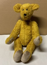 Vintage 16" Teddy Bear Hand Stitched Articulated Limbs Very Nice Condition.