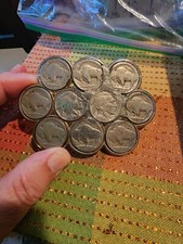 VTG Indian Head Buffalo Nickel Collectible Western Belt Buckle Native American