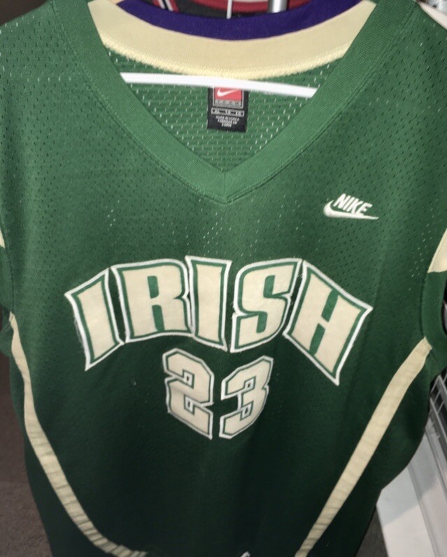 Lebron James High School Jersey Irish Medium Mens XL Nike St. Vincent St. Mary's | eBay UK