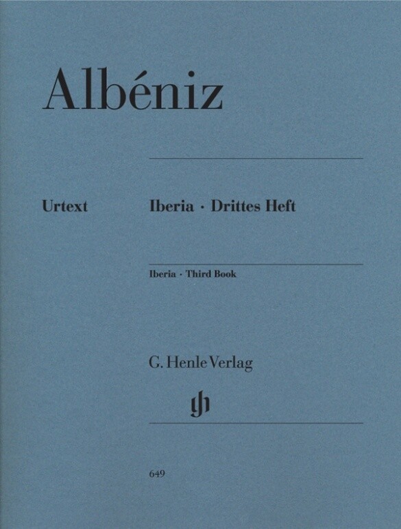 Thumbnail - Isaac Albéniz - Iberia · Drittes Heft | Isaac Albeniz | Deutsch |