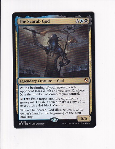 MTG DJ Scarab God - The Scarab God, NM Sealed English Secret Lair