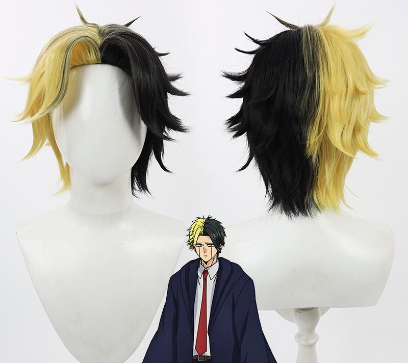 Mashle: Magic and Muscles Rayne Ames Peluca Cosplay Cabello Sintético Resistente al Calor