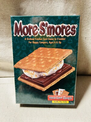 More S mores Graham Cracker Card Game-Madd Capp Games-NEW! Sealed In Plastic