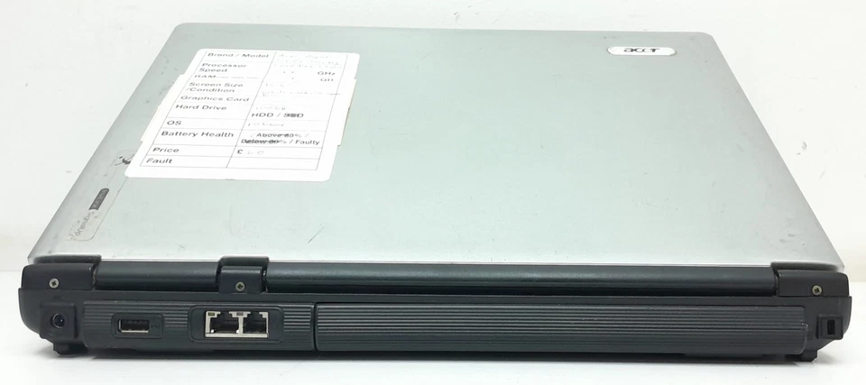 Acer Aspire 5600 Series ZB2 - Celeron Duo T2050 1.6GHz - 1GB Ram - 15.4" - 10... - Image 3 of 4