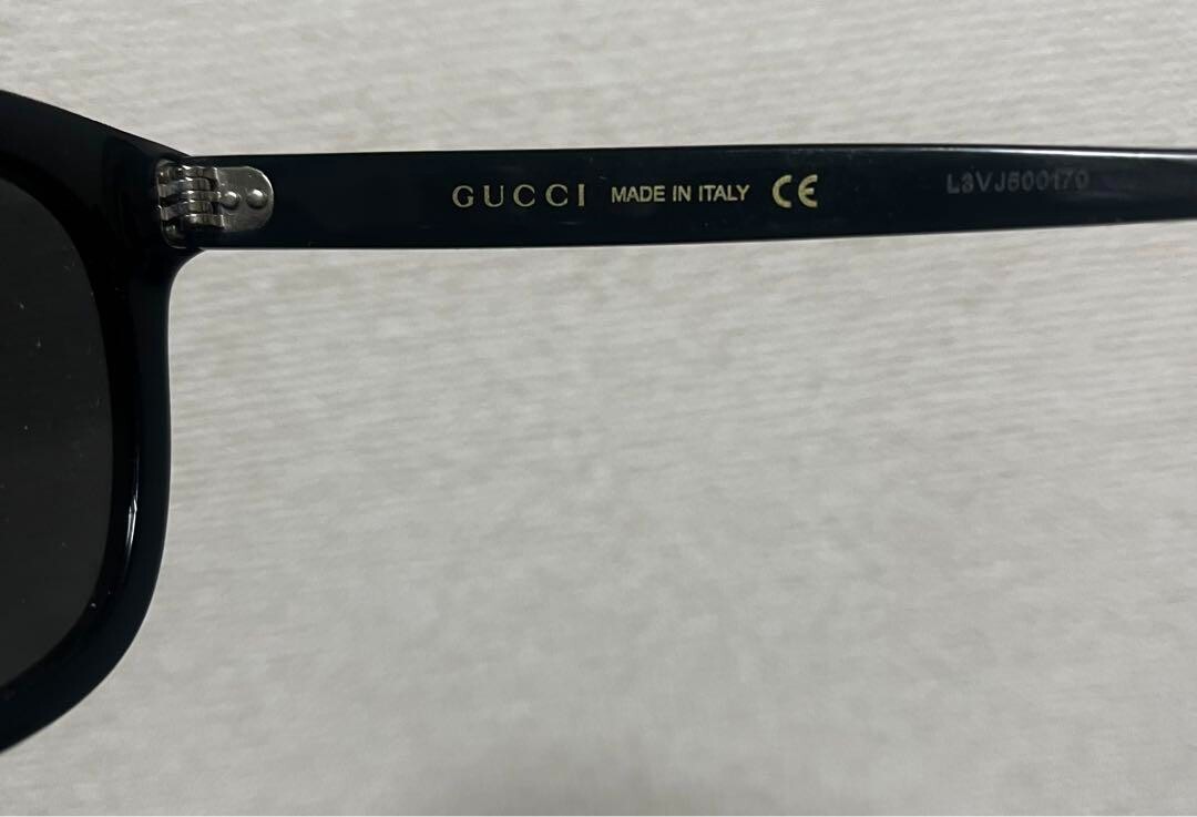 GUCCI GG 0571 S Square Sunglasses Black Unisex | eBay