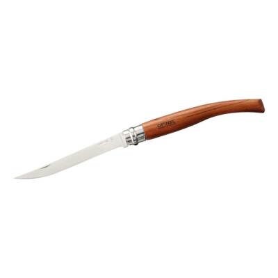 Opinel Slim-Line, Größe 12, rostfrei, Padouk-Holz Taschenmesser
