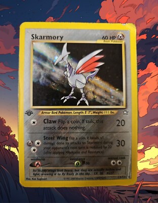 Pokemon Skarmory 13/111 Neo Genesis - HOLO - 1st Ed. Eng (first edition) - HP