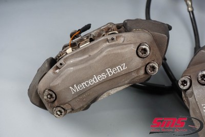 03-06 Mercedes R230 SL500 Front Brake Calipers Pair Brembo 83K OEM 
