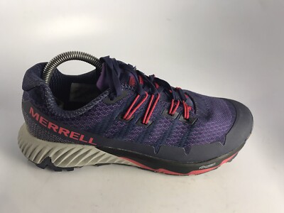 Merrell Womens Agility Peak Flex 3 Athletic Vibram Shoes Purple Size 8.5 US
