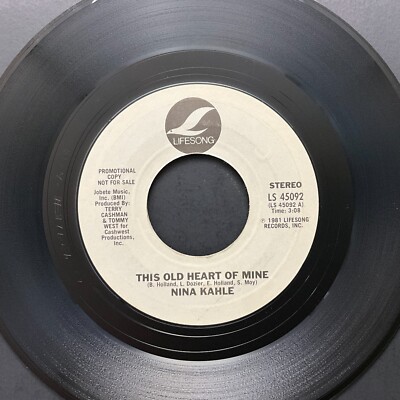 Nina Kahle, This Old Heart Of Mine, 7'' 45rpm, Vinyl NM
