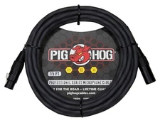 Pig Hog - PHMH15GR - Hex Series XLR-M to XLR-F Microphone Cable - Gray - 15 ft.