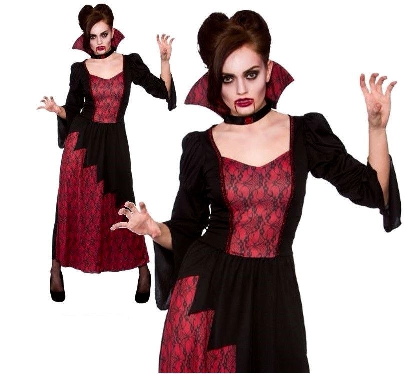 knee length dresses for ladies Hot Ladies Halloween Horror Zombie Corpse Bride Dead Scary Fancy Dress main image 1