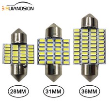 28mm 31mm 36mm Led Bulb 12v Car Interior Festoon Dome Reading Light 240lm 6000k 28mm 31mm 36mm Led Bulb 12v Car Interior Festoon Dome Reading Light 240lm 6000k