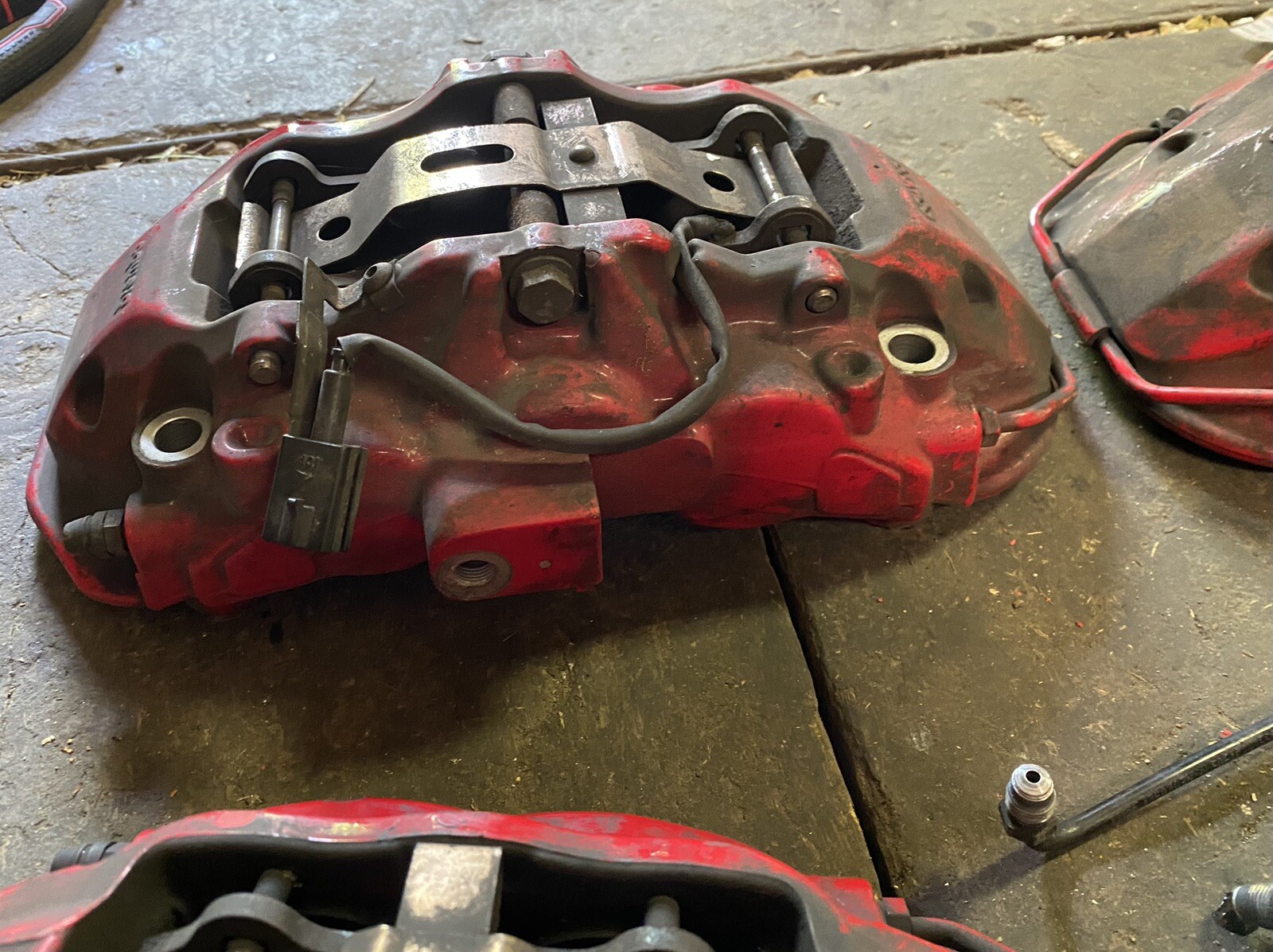 2014-2019 MASERATI GHIBLI S FRONT & REAR BRAKE CALIPERS BREMBO SET X4