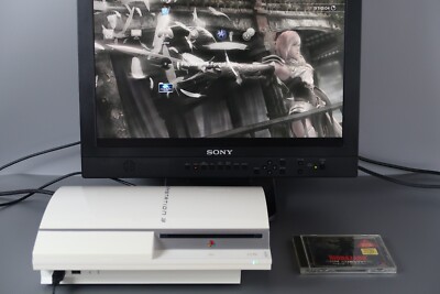 SONY PLAYSTATION 3 PS3 Ceramic White Console CECHH00 CW 40GB