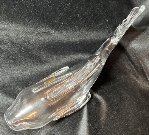 Beautiful Cristal D'arques Crystal Koi Fish 11" Long 5.5" Tall Clear 🇫🇷 France - Picture 4 of 8
