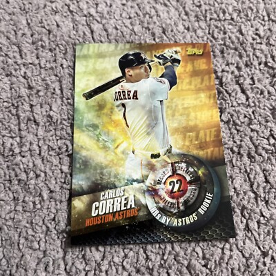 2016 Topps Record Setters Baseball Card #RS4 Carlos Correa Houston Astros