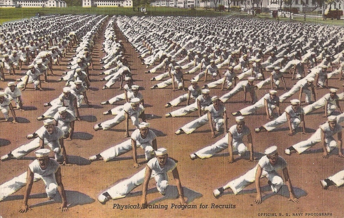 MILITARY US Navy Physical Training WWII 1942 - Main Image