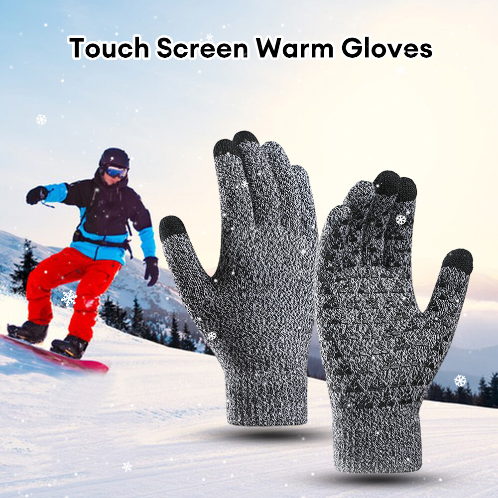 Waterproof Cycling Gloves Winter Motorcycle Riding Warm Ski Gloves for