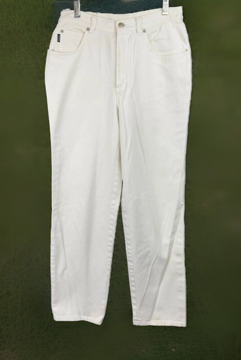 Vintage Lauren Ralph Lauren Jeans Women's 10 White Straight-Leg
