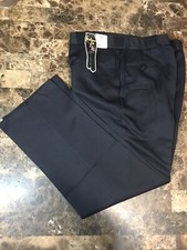 NWT FLYING CROSS 35233 WOMENS 48.5x57 100 POLY UNIFORM PANTS LAPD NAVY NO HEM