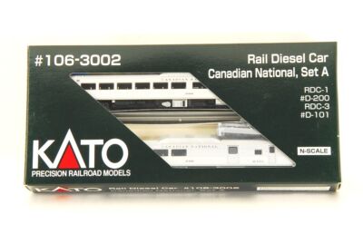 Kato Rdc KATO N-Scale #106-3002 Rail Diesel Car Canadian National, Set A RDC #D ...