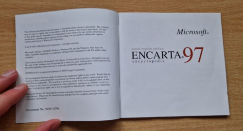 Microsoft Encarta 97 - World English Edition - Windows 3.1 - PC CD-ROM - Picture 6 of 12