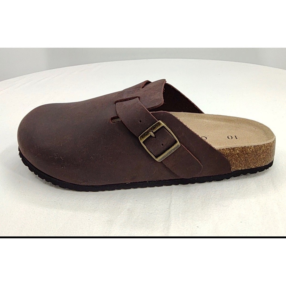 Quince Water Repellent Clog Mule Espresso Brown Nubuck  display picture 1