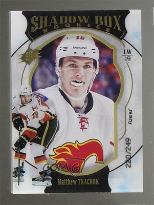 2016-17 SPx Shadow Box Rookies 220/249 Matthew Tkachuk #67 Rookie RC hj3