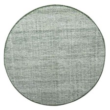10'x10' Green Wool Round Rug Hand Knotted Oxidized Grass Design Oriental 76719
