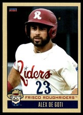 2024 Alex De Goti Choice Minor League Rookie Card Frisco Roughriders #9