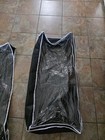 2 pack Flexible Zippered Under Bed Storage Bag Fabric Underbed /af