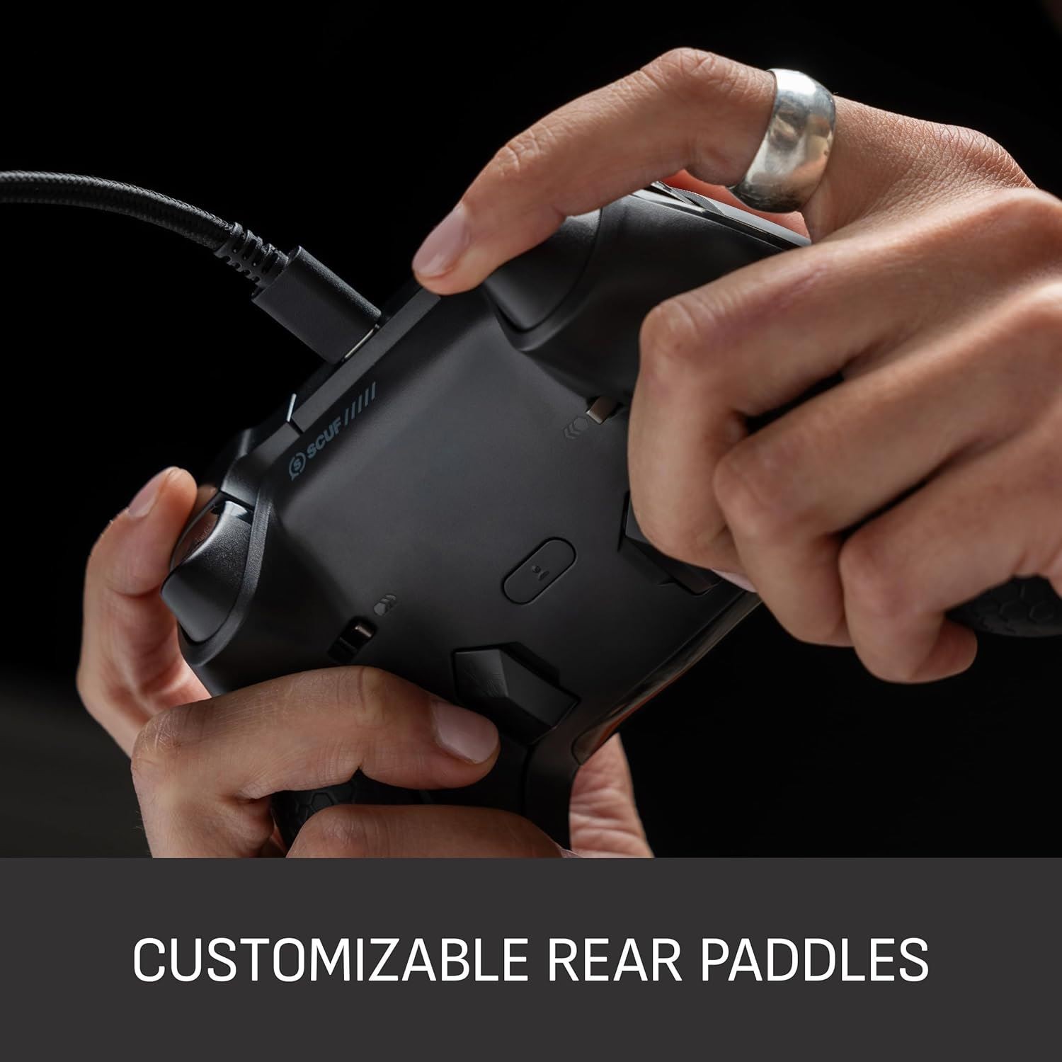 Control Corsair SCUF Valor Pro alámbrico efecto Hall gris acero Xbox PC reacondicionado certificado, imagen 2